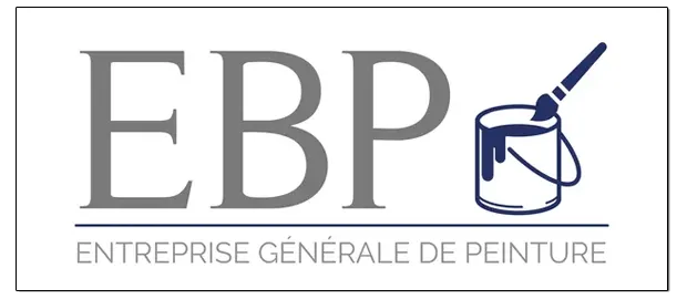 Logo EBP Peinture, entreprise générale de peinture intérieure, décoration et ravalement de façade à Hyères